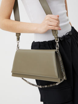 Женская сумка на плечо TENDANCE Артикул 4458864, серо-зеленый фото 4