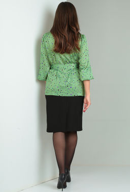 Комплект Verita 2194 чёрно-салатовый