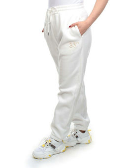 M039 WHITE Брюки спортивные женские на флисе (100% хлопок) 7986 - Fashion фото 3
