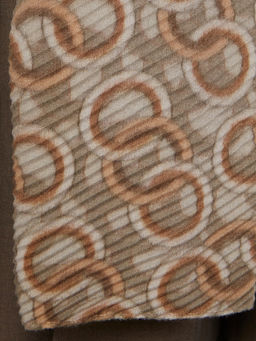 Большой, мягкий, тонкий и очень нежный двусторонний палантин с рисунком - Tantino фото 12