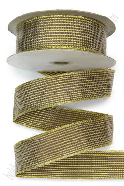 Лента декоративная 3,8 см*25 ярд (38-664)