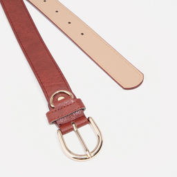 Ремень женский, ширина 2,8 см, винт, пряжка металл, цвет бордовый - Simaland фото 2