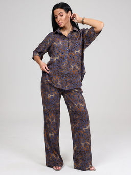 087 ЖЕНСКИЙ КОСТЮМ (брюки) (Светло-синий) - А-дина фото 2