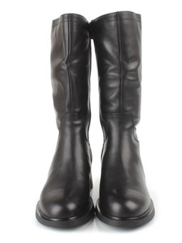 Z4230M BLACK Сапоги зимние женские (натуральная кожа, натуральный мех)