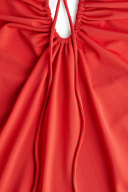 Vestido halter drapeado - H&m фото 2