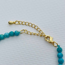 Браслет из Бирюзы 17 см + - Радуга самоцветов фото 4