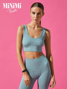 Mi 1141AS Fresh Майка Кроп Топ (кашкорсе), PA - nebbia - Minimi фото 2