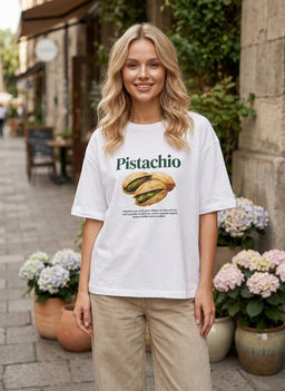 K13535 Футболка OVER SIZE (хлопок) БЕЛЫЙ