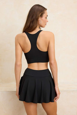 Siyah Bralette Super Yuksek Bel Basic Bikini Tak?m? TBESS26BT00006