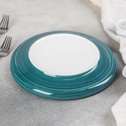 Тарелка керамическая Веточка, d=25 см, цвет белый - Simaland фото 3