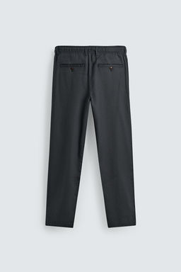 PANTAL?N RELAXED FIT ALGOD?N - LINO / Marr?n - Zara фото 8