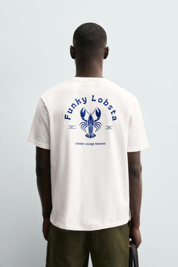 LOBSTER PRINT T-SHIRT - Zara фото 3
