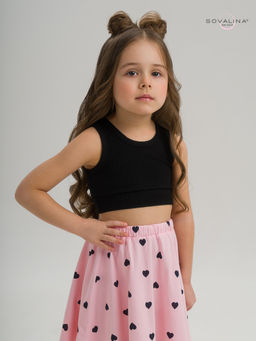 Костюм Мальвина КТ черный-черные сердечки - Sovalina фото 30