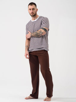 Пижама 100% хлопок Полоса - Оптима фото 2