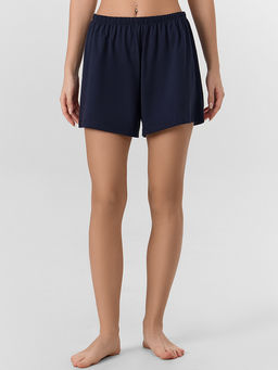 Комплект домашний женский синий с новогодним принтом - Mark formelle фото 10