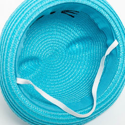 Шляпа для девочки MINAKU «Кошечка», размер 50, голубая