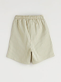 Beli Lastikli ?izgili Erkek ?ocuk ?ort