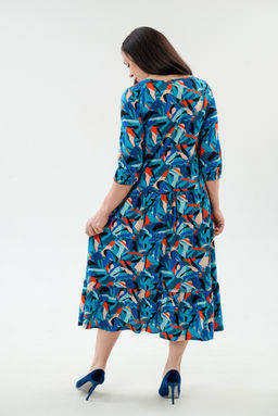 Платье женское из кулирки Софи осколки - Амадэль фото 13