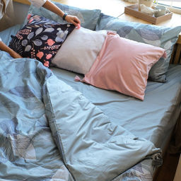 Постельное бельё Этель Евро Mint leaves, пододеяльник 200х217 см, наволочки 50х70 см 2 шт, 100% хлопок  фото 19