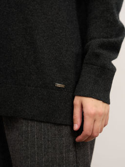 Джемпер из кашемира женский 01294 графит