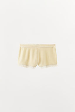 SHORTS POINTELLE ENCAJE / Crudo - Zara фото 4