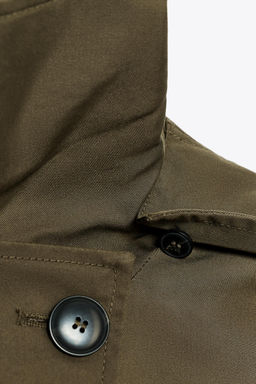 ZW COLLECTION WATER-REPELLENT TRENCH COAT - Zara фото 9