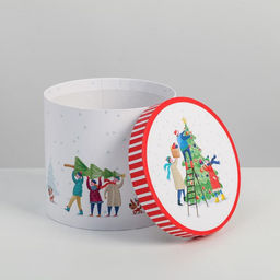 Набор подарочных коробок 5 в 1 С Новым годом, 13 1419.5 22 см - Дарите счастье фото 19