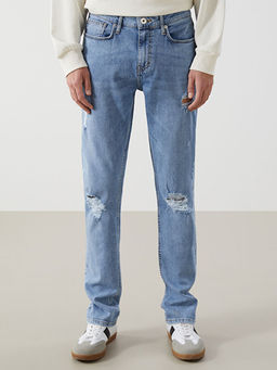 Slim Fit Erkek Jean Pantolon