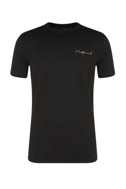 TRENDYOL MAN Siyah Slim/Dar Kesim Kucuk Yaz? Bask?l? %100 Pamuklu K?sa Kol T-Shirt TMNSS20TS0083 - Trendyolmilla фото 7