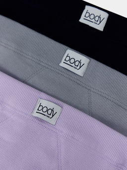 Трусы женские бразилиана мультипак (3 шт.) в сером цвете лунная скала 412492-3 - Mark formelle фото 8