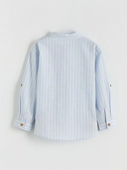 Uzun Kollu ?izgili Erkek ?ocuk G?mlek