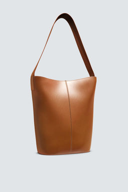 LIMITED EDITION LEATHER SHOPPER BAG - Zara фото 3