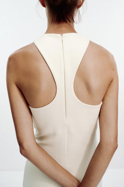 INTERLOCK HALTERNECK DRESS - Zara фото 6