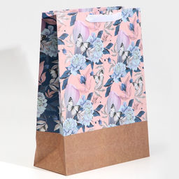 Пакет крафтовый горизонтальный Живи мечтой, L 31 40 11,5 см - Дарите счастье фото 9