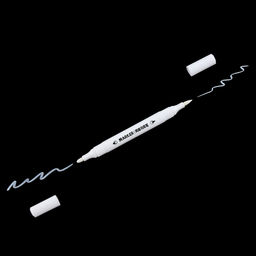 Маркер для рисования "Творчество" акриловый, на водной основе, смываемый, двойной нейлоновый наконечник: твердый и мягкий - кисточка, треугольная форма, с номером, набор 24шт, в пластмассовом кейсе с ручкой 21х16,6х3,2см (Китай)