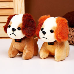 Мягкая игрушка Собачка, на брелоке, 13 см, цвета МИКС - Simaland фото 4