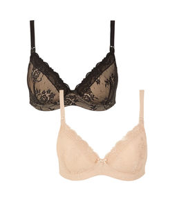 MOTHERCARE / Бюстгальтеры для кормления с кружевом 2 шт