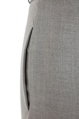 TRENDYOLMILLA Gri Yuksek Bel Straight/Duz Kesim Dokuma Nervurlu Kumas Pantolon TWOAW24PL00148  фото 8