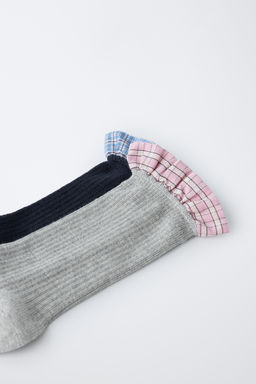 2-PACK OF SOCKS WITH RUFFLE TRIM - Zara фото 10