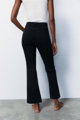 TRF CROPPED FLARE HIGH-WAIST JEANS - Zara фото 22