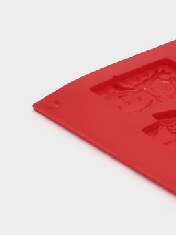 Форма для конфет и шоколада новогодняя Доляна Рождество, силикон, 30?17 см, 16 ячеек, красная