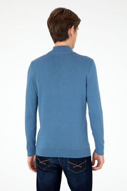 Мужской темно-синий базовый свитер Неожиданная скидка в корзине - U.s. polo assn фото 5