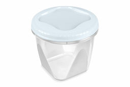 Цена за 2 шт. Банка с завинчивающейся крышкой "Тондо" 1,5л светло-голубая С288СГЛ