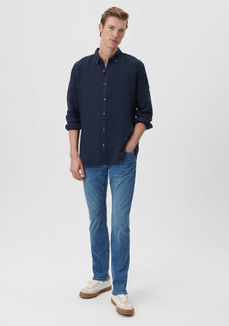 Marcus Premium Blue Indigo Mavi Jean Pantolon