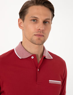 Nar _i_e_i Slim Fit %100 Pamuk D__meli Polo Yaka Ti__rt