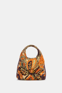 MULTICOLOURED BEADED BAG - Zara фото 8