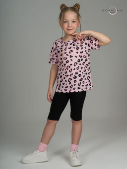 Костюм Актив нежный леопард-черный - Sovalina фото 13