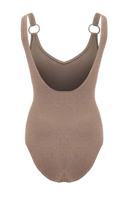 Vizon Dokulu V Yaka Kapl? Aksesuar Detayl? Regular Mayo TBESS26MA00005