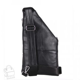 Рюкзак мужской кожаный 2096BSH black Heanbag в Новосибирске
