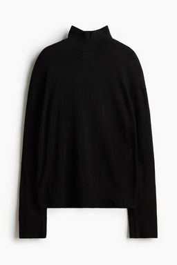 Jersey de punto fino con cuello perkins - H&m фото 5